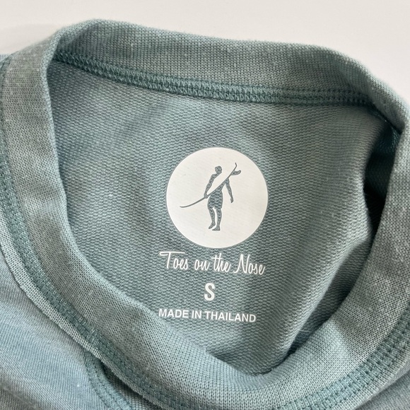 Toes on the Nose Long Sleeve Top Blue Size Small - Picture 3 of 10